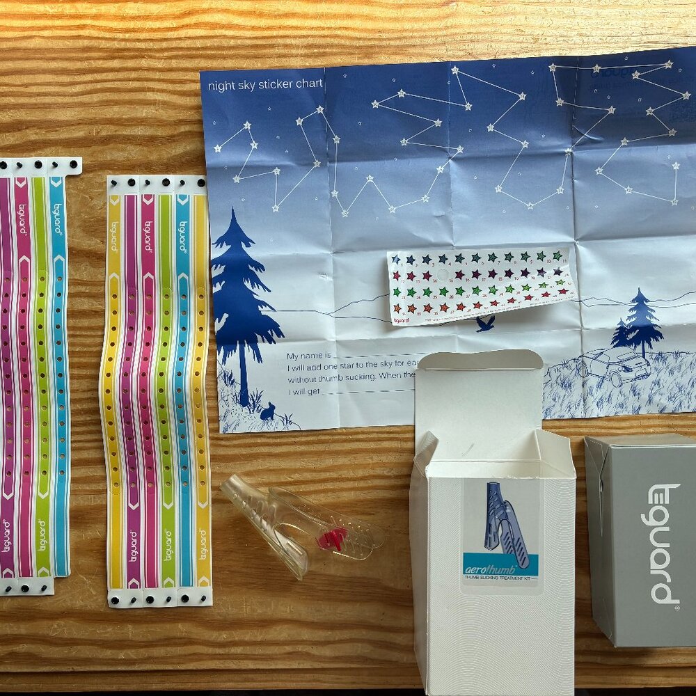 Children's Tguard Aero Thumb Thumb-Sucking Treatment Kit Size Small